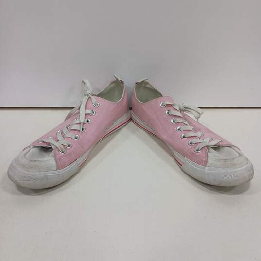 Womens Hope Breast Cancer Awareness SLFFBL Pink Lace Up Sneaker Shoes Size 10 M image number 1