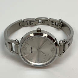 Designer Fossil Georgia ES-3083 Silver-Tone Round Dial Analog Wristwatch alternative image