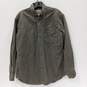 Men’s Woolrich Distressed Chamois Cloth Button-Up Shirt Sz M image number 1