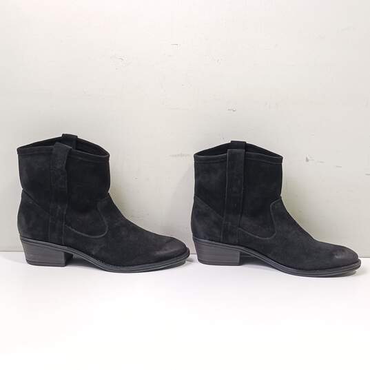 Fosco Women's Black Suede Ankle Boots Size 9.5 image number 2