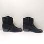 Fosco Women's Black Suede Ankle Boots Size 9.5 image number 2