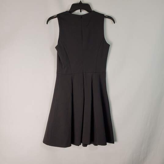 Theory Women Black Mini Dress Sz 2 image number 3
