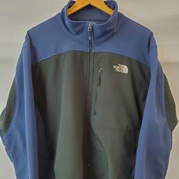 The North Face Soft Shell Jacket Blue Black in Men's XL alternative image