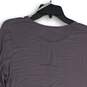 NWT Womens Gray Keyhole Neck Long Sleeve Pullover Blouse Top Size Large image number 4