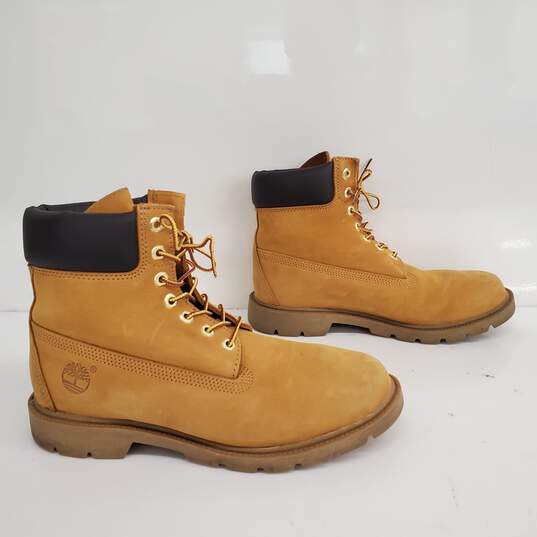 Timberland 6 Inch Premium Boots Wheat Size 9 image number 2