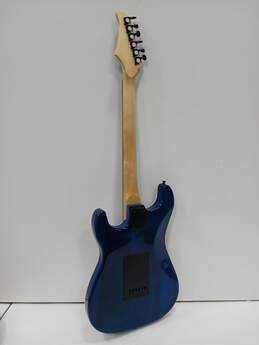 BCP Blue Electric Guitar In Gig Bag alternative image