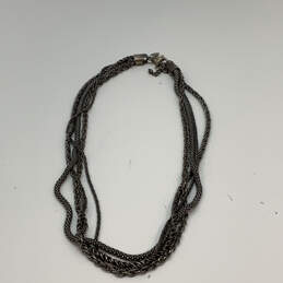 Designer Silpada 925 Sterling Silver Multi Strand Chain Necklace