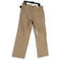 NWT Womens Flat Front Slash Pockets Straight Leg Dress Pants Size 34/32 image number 2