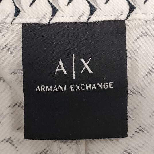 Armani Exchange Men White Shorts Sz 38 image number 3