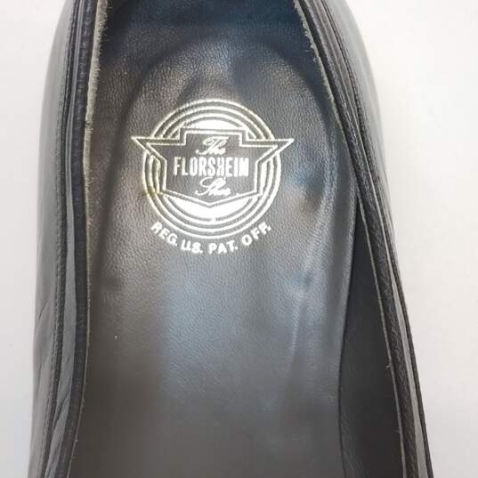 Florshem Gray Leather Loafers Men US 11.5 image number 8
