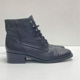 St John Bay's Black Leather Boots Women 8