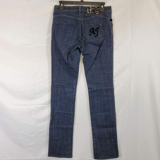 Armani Jeans Men Dark Wash Straight Jeans sz 27 image number 2