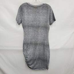 NWT Michael Kors WM's Black & White Dot Sheath Midi Dress Size L alternative image
