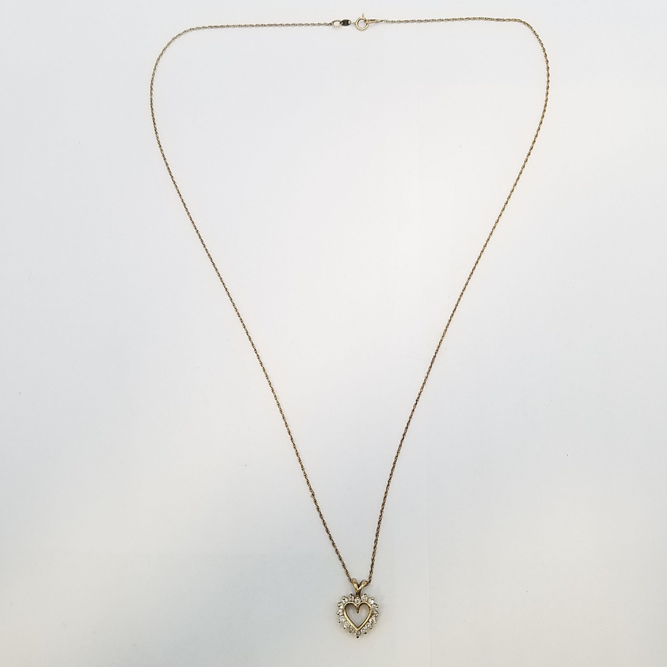 Rare! Christian Dior 18k Yellow Gold Diamond Ace Of Hearts Card Pendant  Necklace | Fortrove