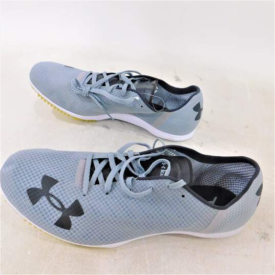 Under Armour Kick Distance 2 Track Grey Men's Shoes Size 9.5 image number 1