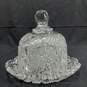 Vintage Crystal Serving Dish With Matching Lid image number 2