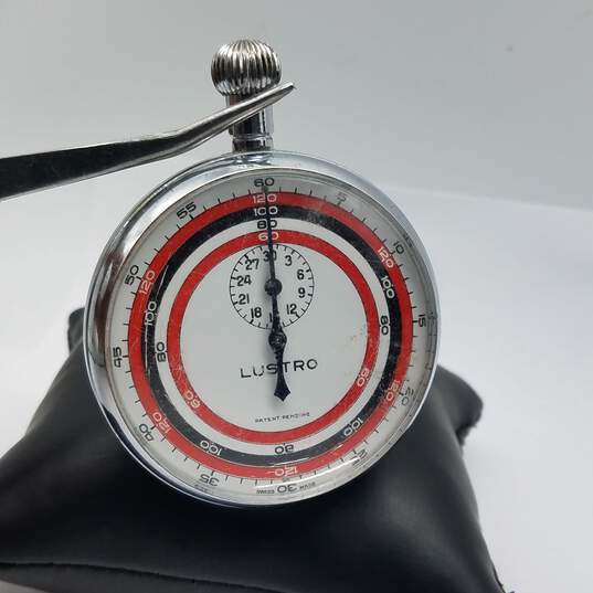 Lustro Swiss 57mm Swiss Made Patent Pending Stop Watch 102g image number 1