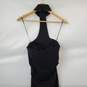 Zara Strapless Halter Black Maxi Dress Size XS w/Integrated Bra image number 2