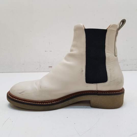 Everlane The Italian Leather Chelsea Boots White 7 image number 2