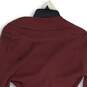 DKNY Jeans Womens Mauve Red Shawl Collar Long Sleeve Pullover Sweater Size S image number 4