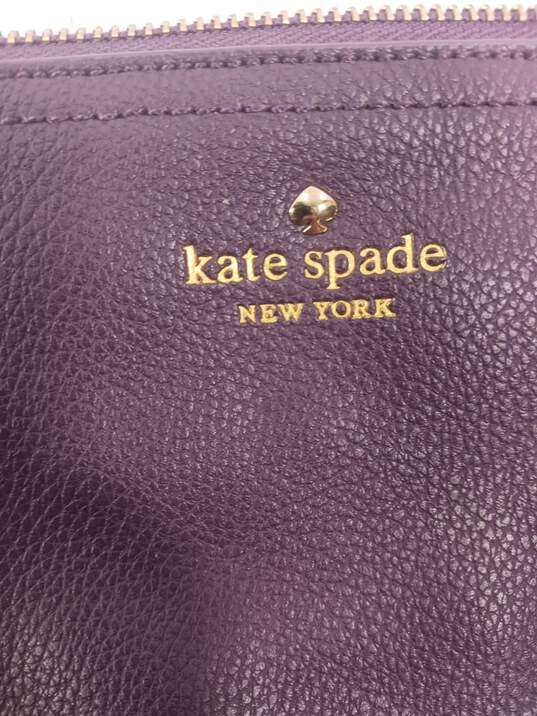 Kate Spade Purple Leather Crossbody Bag image number 4