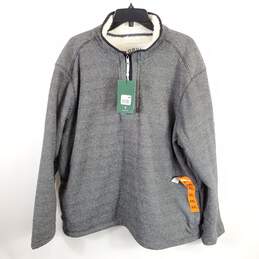 Orvis Men Grey Fleece Sweater XXL NWT