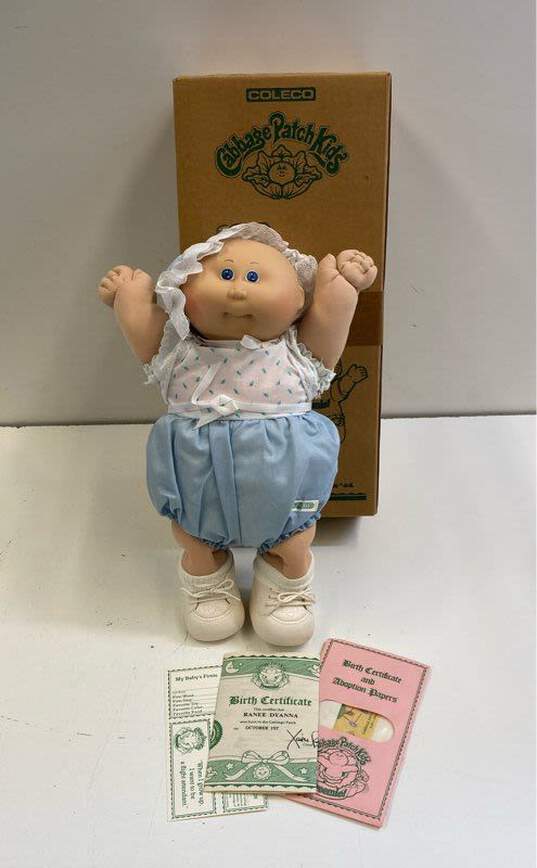 Cabbage Patch Kids Baby Bald With Blue Eyes image number 1