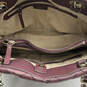 Womens Natalia Maroon Leather Chain Strap Bottom Studs Quilted Tote Bag image number 5