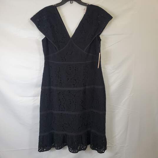 Nanette Lepore Black Lace Dress Sz 14 NWT image number 1