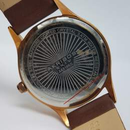 Akribos XXIV 42mm Analog Date Gold Tone Watch 60g alternative image