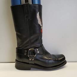 Harley Davidson Black Leather Men's Boots Size 11.5