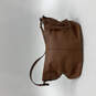Womens Brown Leather Inner Zip Pocket Tassel Charm Shoulder Bag Purse image number 2