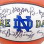 2000-01 Notre Dame Fighting Irish Men's Basketball Team Signed Ball image number 3