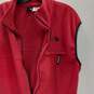 The North Face Men's Red Full Zip Fleece Vest Size L image number 3