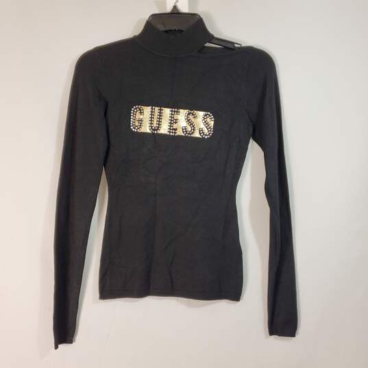 Guess Women Black Long Sleeve Top sz XS image number 1