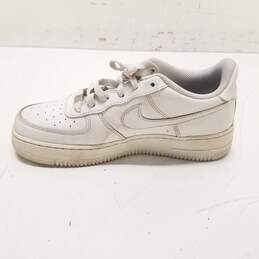 Nike Air Force 1 Leather Sneakers White 6Y Women's 7.5 alternative image