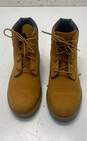 Timberland 6 Inch Tan Leather Lace Up Work Boots Men's Size 6.5 M image number 5