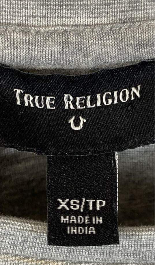True Religion Gray T-Shirt - Size X Small image number 3
