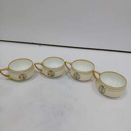 4pc Set of Rosenthal Donatello Tea Cups