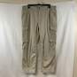 Men's Beige Relaxed Fit Cargo Pants, Sz. 42x30 image number 1