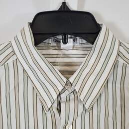 Giorgio Armani Men's Striped Long Sleeve SZ 41 alternative image