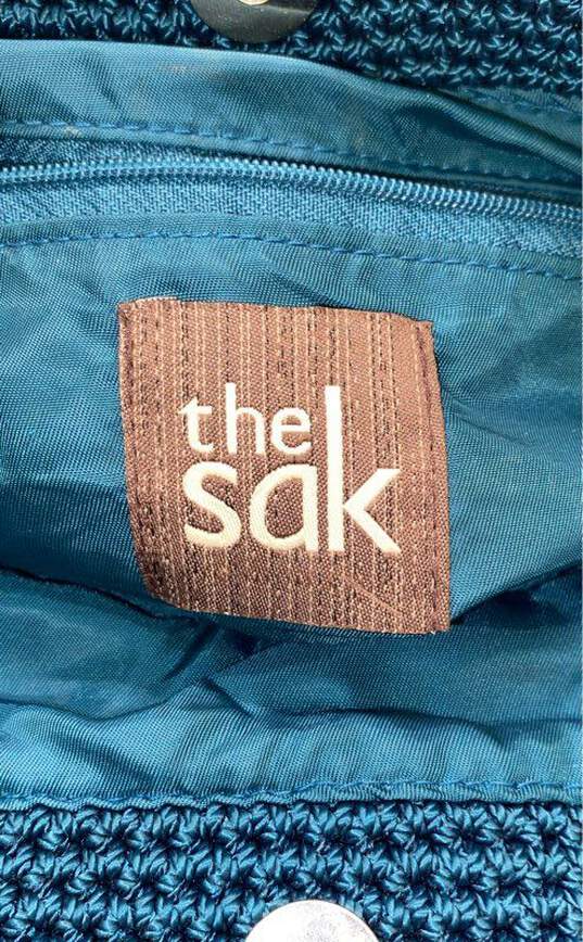 The Sak Crochet Knit Shoulder Bag Green image number 5