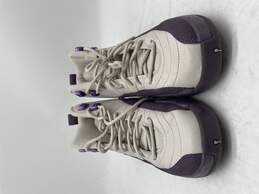 Boys Air Jordan 12 Retro 510815-001 Purple Gray Lace Up Sneaker Shoes Sz 6Y