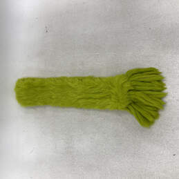Womens Green Rabbit Faux Fur Collar Wrap Infinity Scarf One Size alternative image
