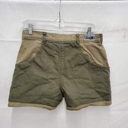 Patagonia WM's Regenerative Organic Cotton Two Tone Green Shorts Size 6 alternative image