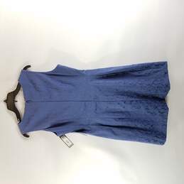 New York & Company Women Dress Blue L NWT alternative image