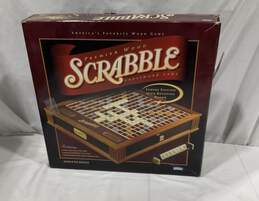 Scrabble Premier Wood [unsure if complete]