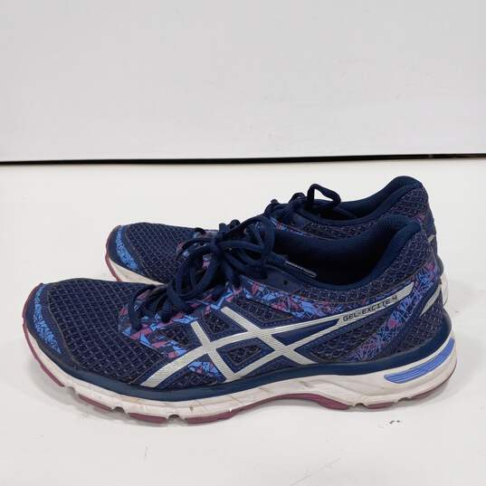 Asics Women's Gel Excite 4 Blue/Purple Shoes T6E8N Size 10 image number 3