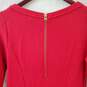 Boden Ribbed Dress Red Ponte Knit in Size UWS 6L image number 5