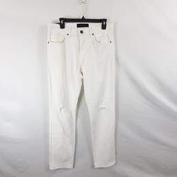 J Brand Women White Jeans Sz 33 NWT